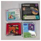 Lot of 4 Character Jigsaw Puzzles Angry Birds Disney Princess Peppa Pig Dale Earnhardt