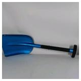 Blue Metal Snow Shovel and Ice Fishing Skimmer