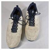 Skechers White Blue Golf Shoes Size 10.5