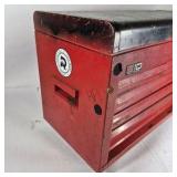 Lot of 2 Metal Tool Boxes with Assorted Hand Tools