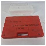 Mechanics Socket and Tool Set in Red Carry Case