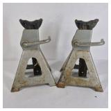 Pair of Metal Automotive Jack Stands