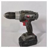 Porter-Cable 18V NiCd Cordless Drill, Circular Saw, Charger, Battery, and Tool Bag Lot