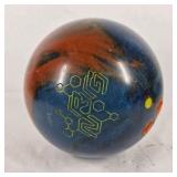 Lot of 2 Bowling Balls with Rolling Bowling Bag