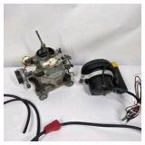 Automotive Carburetor with Phantom Tachometer and Vacuum Gauge Set