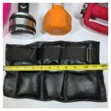 Lot of Home Fitness Accessories, Dumbbells, and Pull-Up Bar