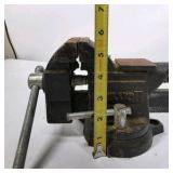 Vintage Bench Vise Swivel Base Shop Clamp