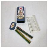 Assorted Vintage Dice Pick-Up Sticks Mikado and Tiddly Winks Game Lot