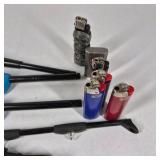 Lot of BIC Multi-Purpose Utility Lighters and Novelty Lighters