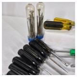 Lot of Assorted Screwdrivers and Hand Tools
