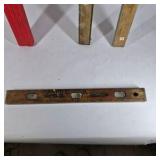 Lot of Assorted Levels and Wooden T-Square