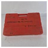 Mechanics Socket and Tool Set in Red Carry Case