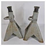 Pair of Metal Automotive Jack Stands