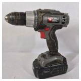 Porter-Cable 18V NiCd Cordless Drill, Circular Saw, Charger, Battery, and Tool Bag Lot