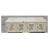 Four-Door Metal Locker Cabinet