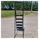HBTower Folding 4 Step Ladder with Handrails