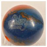 Lot of 2 Bowling Balls with Rolling Bowling Bag