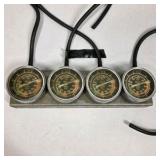 Automotive Carburetor with Phantom Tachometer and Vacuum Gauge Set