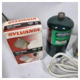 Assorted Household Hardware Electrical Supplies and Caulk Lot