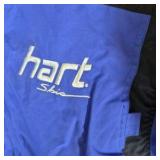 River’s End Blue and Black Hooded Jacket Size S