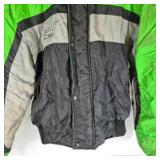 Riders Choice Green Black Gray Winter Jacket Size Large