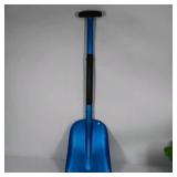 Blue Metal Snow Shovel and Ice Fishing Skimmer