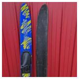 Ski Master Combo Blue Yellow Water Skis