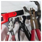 Lot of Assorted Automotive Pliers and Specialty Hand Tools