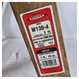 Lot of 2 Wooden Folding Step Ladders