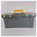 Lot of 2 Rimax Plastic Tool Boxes with Assorted Tools and Hardware