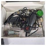 Lot of Rotary Tool Accessories, Charging Cables, and Small Electronics Parts