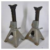 Pair of Metal Automotive Jack Stands