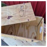 Lot of Hiteco Wooden Shipping Crates