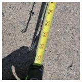 Lot of 2 Fishing Rods with Spinning Reels and Rod Holder