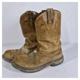 Lot of Rocky Western Boots, Roper Bag, Cowboy Hats, and Western Accessories