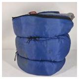 Lot of Coleman and Blue Sleeping Bags