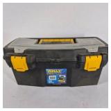 Lot of 2 Rimax Plastic Tool Boxes with Assorted Tools and Hardware