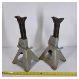 Pair of Metal Automotive Jack Stands