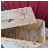 Lot of Hiteco Wooden Shipping Crates