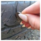 2 Tires on Aluminum Wheels Douglas and Multi-Mile