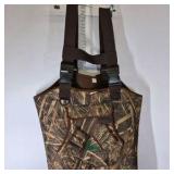 Camo Neoprene Chest Waders with Size 13 Boots