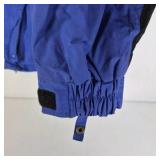 River’s End Blue and Black Hooded Jacket Size S