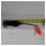 Lot of Fishing Lures, Spinnerbaits, Tackle Boxes, and Hooks