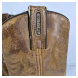 Lot of Rocky Western Boots, Roper Bag, Cowboy Hats, and Western Accessories