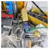 Lot of Assorted Household Repair Tools, Hardware, and Shop Supplies