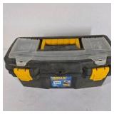 Lot of 2 Rimax Plastic Tool Boxes with Assorted Tools and Hardware