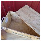 Lot of Hiteco Wooden Shipping Crates