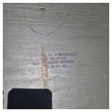 Vintage Wooden Storage Trunk with Metal Hardware
