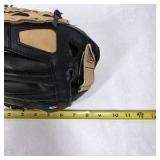 Lot of 2 Baseball Gloves Rawlings and Wilson Tan Black