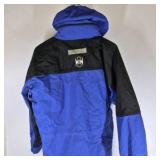 River’s End Blue and Black Hooded Jacket Size S